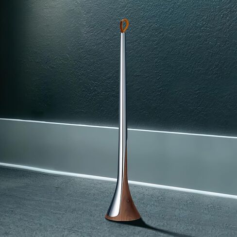 Premium Metal Long Shoe Horn, Solid Walnut Base and Polished Stainless Steel, Elegant Dressing Aid for Boots, Back Pain, Elderly, Luxury Home Decor Gift in Saudi Arabia