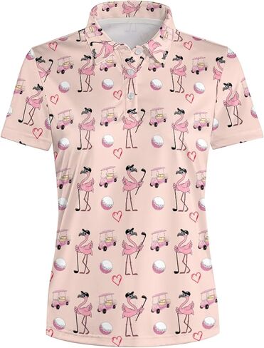 Womens Funny Golf Shirts Outfits Casual Cute Golf Shirt in Saudi Arabia