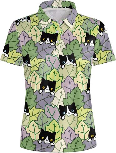 Womens Funny Golf Shirts Outfits Casual Cute Golf Shirt in Saudi Arabia