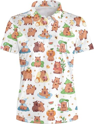 Womens Funny Golf Shirts Outfits Casual Cute Golf Shirt in Saudi Arabia