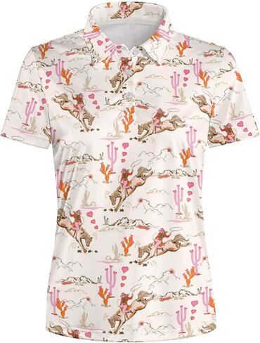 Womens Funny Golf Shirts Outfits Casual Cute Golf Shirt in Saudi Arabia