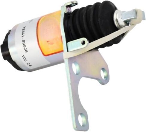 24V توقف الملف اللولبي 32A61-09020 32A6109020 315-4628 لمحرك الديزل ميتسوبيشي S4S-T S6S L3E S3L2 S4L2 4DQ SE SQ SS 4M40 لرافعة شوكية CAT E305 3154628 أجزاء ما بعد البيع الجديدة in Saudi Arabia