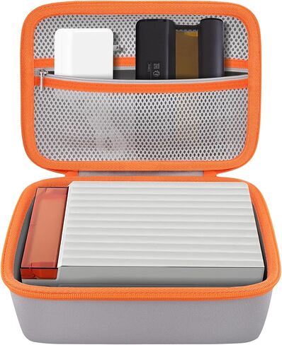 حافظة khanka متوافقة مع طابعة صور Liene Amber M110 M100 مقاس 4x6 بوصة، طابعة صور Wi-Fi، حافظة فقط (رمادي) in Kuwait