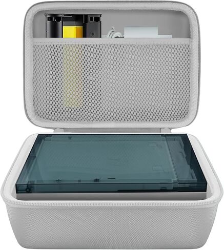 حافظة khanka متوافقة مع طابعة صور Liene Amber M110 M100 مقاس 4x6 بوصة، طابعة صور Wi-Fi، حافظة فقط (رمادي) in Kuwait