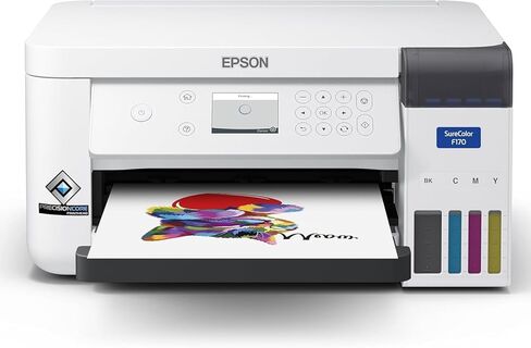 Epson SureColor F170 Dye-Sublimation Printer. Includes Full Set of Ink, User Guide, & AC Power Cable SCF170. in Saudi Arabia