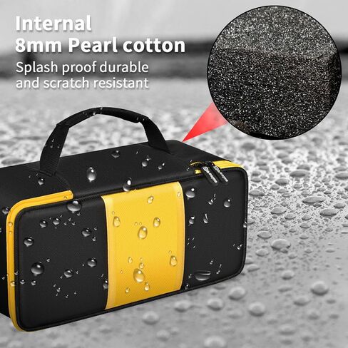 حقيبة حمل متوافقة مع طابعة الصور الفورية المحمولة Kodak Dock/Plus مقاس 4×6 بوصة، حامل تخزين لإعادة تعبئة الخرطوشة/درج ورق الصور/ملحقات الشاحن، مع حزام كتف قابل للتعديل (أسود) in Kuwait
