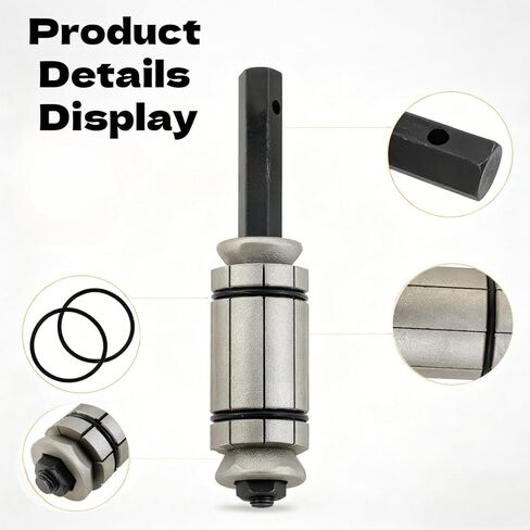 1/18'' to 3-1/2'' Exhaust Pipe Expander Tool, Tail Pipe Spreader Kit Compatible with Most Vehicles and Truck 3-Pieces Pipe Expander Tool Set in Saudi Arabia