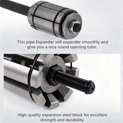 1/18'' to 3-1/2'' Exhaust Pipe Expander Tool, Tail Pipe Spreader Kit Compatible with Most Vehicles and Truck 3-Pieces Pipe Expander Tool Set in Saudi Arabia