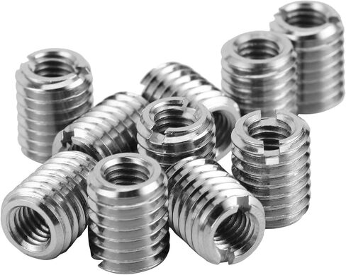 مجموعة إدراج الخيط، أداة إصلاح الخيط M5 x 0.8 إلى M8 x 1.25، 10 مم من الفولاذ المقاوم للصدأ لتقليل صامولة السيارات والإلكترونيات الجوية، مع مفتاح ربط سداسي in Saudi Arabia