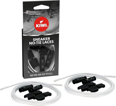 KIWI Sneaker No-Tie Shoe Laces, Purple N' Pink, One Size Fits All, 1 Pair in Kuwait