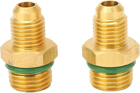 R134a Quick Coupler Adapters Adjustable Air Conditioning Manifold Meter Hose Conversion Kit 1/4in High Compatibility in Kuwait