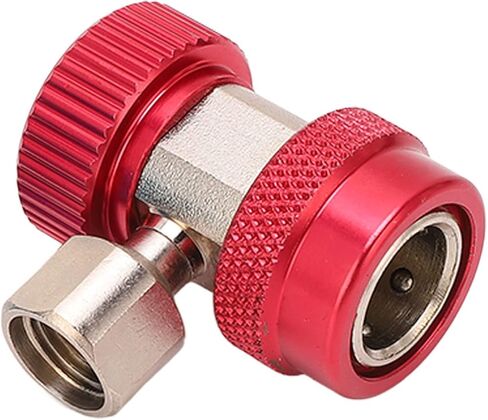 R134a Quick Coupler Adapters Adjustable Air Conditioning Manifold Meter Hose Conversion Kit 1/4in High Compatibility in Kuwait