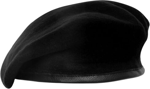 Berets for Army Style Military Berets for Men Women Wool Leather Beret Hats Fashionable Vintage Beret in Saudi Arabia