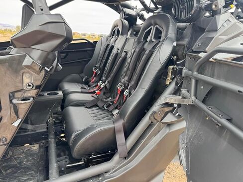 2017+ Canam X3 Suspension Bench Seat for the rear of 4 Seat Models (Red, Daytona) in Saudi Arabia