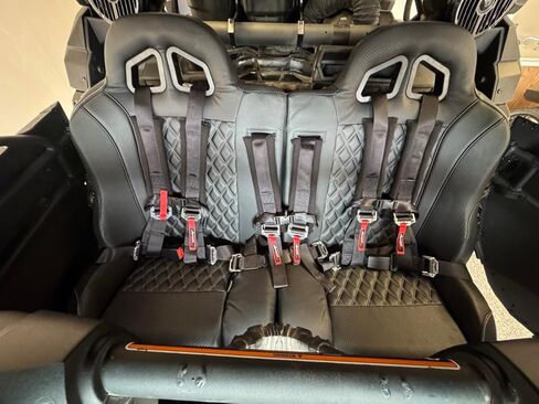 2017+ Canam X3 Suspension Bench Seat for the rear of 4 Seat Models (Red, Daytona) in Saudi Arabia