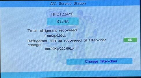 جهاز Airtek IDENTIFIER AC-Dual أوتوماتيكي بالكامل، استرداد وإعادة شحن R134 وHFO1234yf in Saudi Arabia