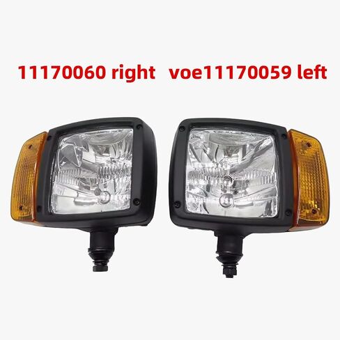 VOE1117060 VOE1117059 المصابيح الأمامية اليسرى واليمنى متوافقة مع الحفار G900 L90E L70E L60E L110E L120E (واحد على كل جانب) in Kuwait