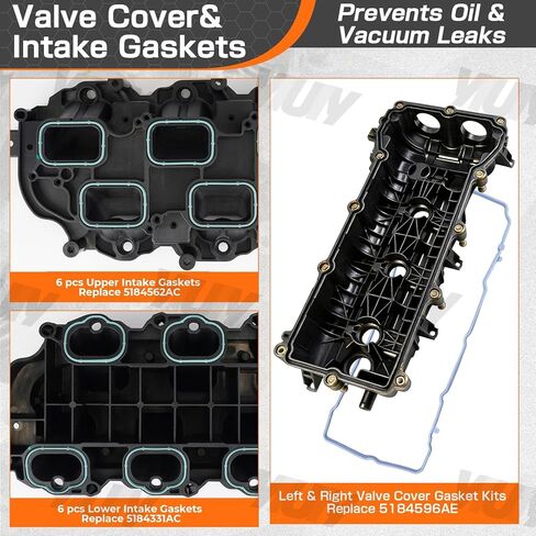 24 قطعة ذراع الروك والرافع مع حشوات متوافقة مع كرايسلر دودج رام جيب بينتاستار 3.6L V6 2011-2023 يستبدل 5184296AE 5184332AA 5184331AC 5184562AC 5184596AE in Saudi Arabia
