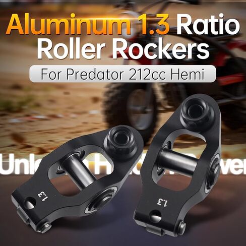 Aluminum 1.3 Ratio Roller Rockers For Predator 212cc Hemi Black in Saudi Arabia