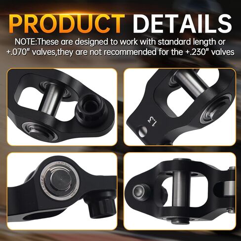 Aluminum 1.3 Ratio Roller Rockers For Predator 212cc Hemi Black in Saudi Arabia
