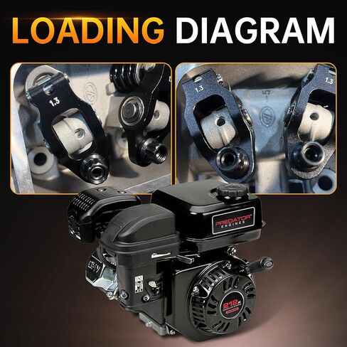 Aluminum 1.3 Ratio Roller Rockers For Predator 212cc Hemi Black in Saudi Arabia