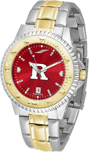 SunTime Rutgers Scarlet Knights Men's Competitor Steel Watch Two-Tone Gold/Silver with Anochrome Dial in Saudi Arabia