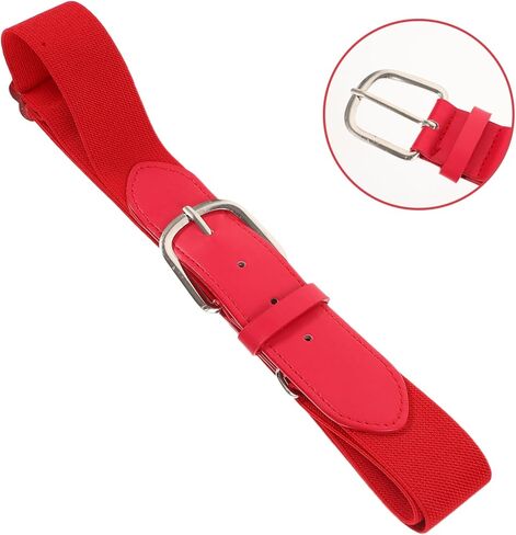 Elastic Belt Nylon Belts for Men Sports Decor Leash Leather Belt Decorate Softball Baseballs Men's Belt in Saudi Arabia