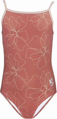k-Bee Leotards Savannah Coral Camisole Girl's Gymnastics Leotard in Saudi Arabia
