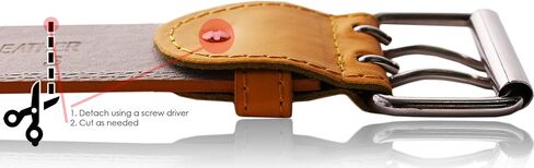 GK Eurosport EURO Womens Thick Wide 2 Hole Leather Belt - BN9041 - Brown 2XL in Saudi Arabia
