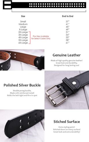 GK Eurosport EURO Womens Thick Wide 2 Hole Leather Belt - BN9041 - Brown 2XL in Saudi Arabia