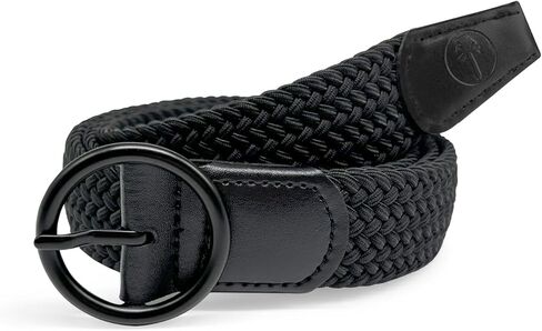 PINKTEE Braided Stretch Belt for Women and Men Fabric Woven Golf Belt Elastic Casual for Golf Jeans Pants in Saudi Arabia