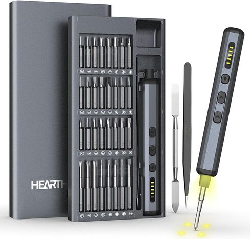 Electric Screwdriver Cordless Tool Set,72 PC Rechargeable Power Screwdriver Torx Phillips Triangle Pentalobe Automatic-Battery Electronics Kit for Macbook/Ps5/Xbox/Switch Computer Laptop Glasses in Saudi Arabia