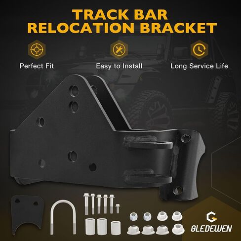 دعامة نقل شريط المسار الأمامي، متوافقة مع 2007-2018 Jeep Wrangler JK، استبدل 79017001 in Kuwait