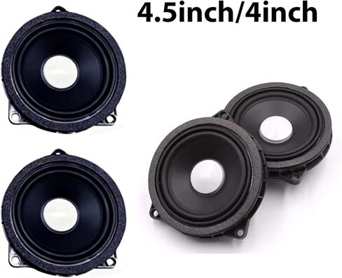 سماعات باب متوسطة المدى لبوق السيارة متوافقة مع BMW F30 F20 G01 G20 G30 F48 F20 F34 3GT X1 X2 4.5 بوصة مكبر صوت صوت موسيقى ستيريو (4.5 بوصة HK 386) in Kuwait