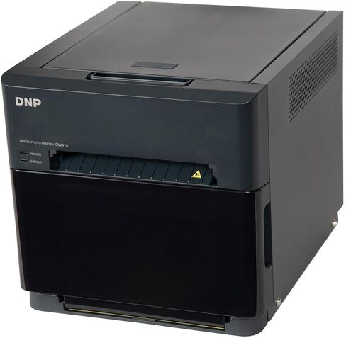 DNP QW410 طابعة صبغ التسامي مقاس 4.5 بوصة، 300 × 300 نقطة لكل بوصة، 190 طباعة 4 × 6 بوصة في الساعة - حزمة مع وسائط الطابعة DNP QW410، 4.5 × 8 in Kuwait