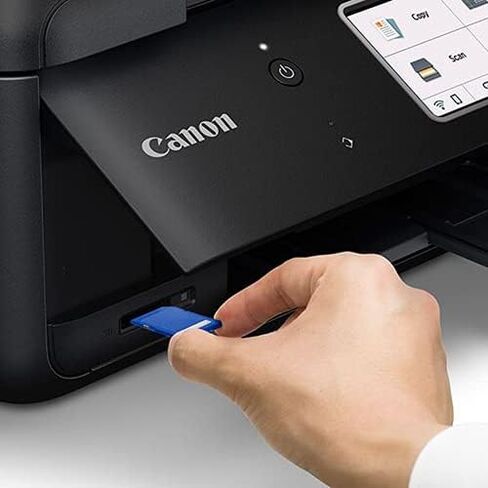 Canon Pixma TR8620a Wireless All-in-One Printer for Home Office w/Copy, Scanner, Fax, Mobile Print, Auto Document Feeder, Photo Printing Bundle with DGE USB Cable + Small Business Software Kit in Saudi Arabia