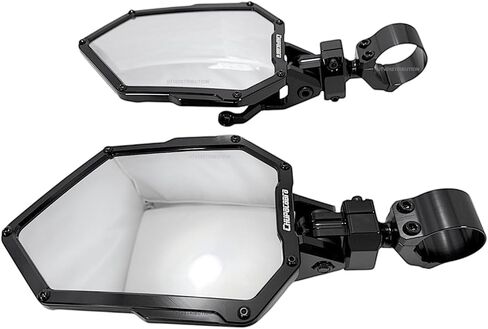مرايا UTVDistribution Chupacabra Offroad Cuero Baja UTV مع طقم إضاءة LED لسرب أبيض من Baja (مجموعة من 2) (مشابك 1-3/4 بوصة) in Kuwait
