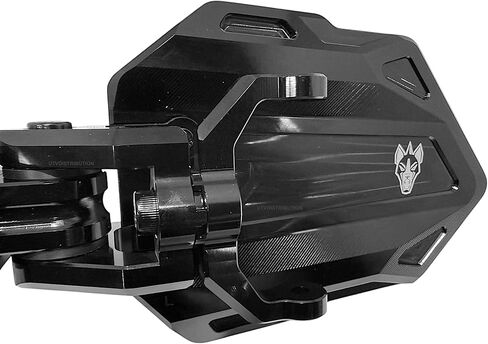 مرايا UTVDistribution Chupacabra Offroad Cuero Baja UTV مع طقم إضاءة LED لسرب أبيض من Baja (مجموعة من 2) (مشابك 1-3/4 بوصة) in Kuwait