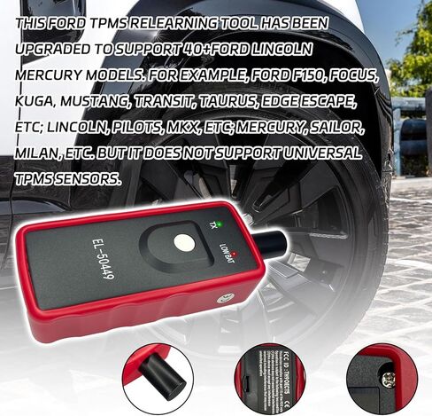 TPMS Relearn Tool TPMS Reset Tool EL-50449 for Ford, TPMS Programming Tools Tire Pressure Monitor System Sensor Reset Relearn Tools Activation Device for Ford F150 F250 Fusion Edge Ranger Transit in Saudi Arabia