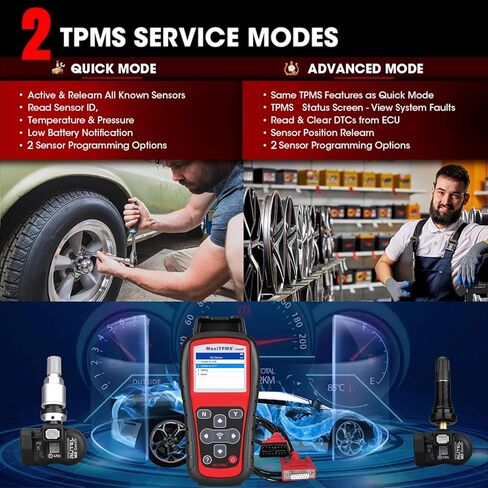 Autel TPMS Programming Tool MaxiTPMS TS508WF, TPMS Relearn and Reset Tool, MX Sensor Programmer, DTCs Check, Quick and Advanced Mode, Tire Sensor ID Read and Clone, Up of TS408 TS508 TS501 Scan Tool in Saudi Arabia