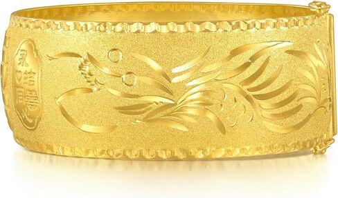 CHOW SANG SANG 999.9 24K Gold Chinese Wedding Collection Daily Essense الملتوية الإسورة سوار للنساء حجم 15 سم 93386K السعر حسب الوزن 13.84 جرام ذهبي in Saudi Arabia