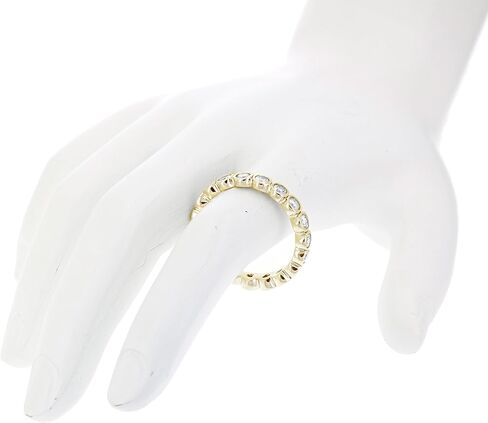 VIR JEWELS 1.50 قيراط خاتم الماس الخلود خاتم الزواج 14 قيراط من الذهب الأصفر in Saudi Arabia