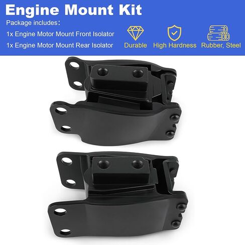 2PCS Front & Rear Isolators Engine Motor Mount Compatible with Harley Davidson 1991-2017 Dyna FXD/FXDWG, Repl OEM # 47583-90/B;47564-99 in Saudi Arabia