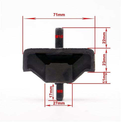 71X45X34mm Engine Motor Mount Fit for GY6 150cc 200cc Electric ATV Gasoline Generator Scooter UTV Go Kart Buggy Quad Parts Accessoires in Saudi Arabia