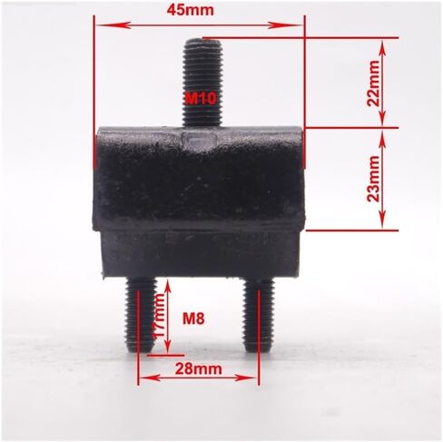 71X45X34mm Engine Motor Mount Fit for GY6 150cc 200cc Electric ATV Gasoline Generator Scooter UTV Go Kart Buggy Quad Parts Accessoires in Saudi Arabia