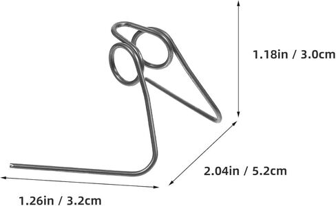 OUNONA Motorcycle Brake Pad Springs Replacement Clips for Electric Scooter and Bike Disc Brakes Metal Compression Return Springs 2.04 X 1.25 X 1.18 Inches Durable Brake System Parts in Saudi Arabia
