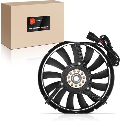 مجموعة مروحة مكثف A-Premium A/C متوافقة مع موديلات مختارة من Audi - A6 Quattro 2000-2004، Allroad Quattro 2001-2005، S4 2001-2002، S6 2002-2003 - استبدال # 4B3959457، 8D0959457A in Kuwait