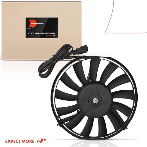 مجموعة مروحة مكثف A-Premium A/C متوافقة مع موديلات مختارة من Audi - A6 Quattro 2000-2004، Allroad Quattro 2001-2005، S4 2001-2002، S6 2002-2003 - استبدال # 4B3959457، 8D0959457A in Kuwait