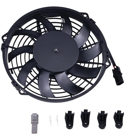 مجموعة مروحة المكثف JZGRDN VA07-AP8/C-58S 218-6250 2186250 متوافقة مع Bobcat 430 453C 453D 453F لوادر انزلاقية التوجيه in Kuwait