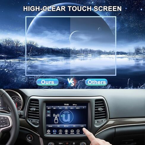 8.4 Uconnect Screen Replacement 4C UAQ LCD Touch Screen Radio for Dodge Ram Chrysler Jeep Charger 2017-2022, 2026 New Chip Upgrade Gel Free #LA084X01(SL)(02) in Saudi Arabia